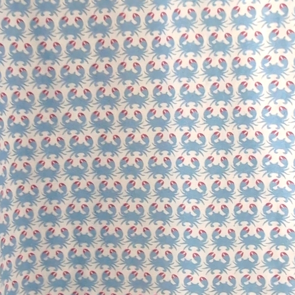 Society of Threads Crab Print Short Sleeve Cotton Knit Button Up Shirt XXL/XL - Picture 3 of 7